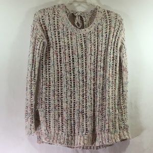 American Eagle Outfitters Pastel Crochet Sweater